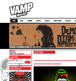 Vamp Music Website