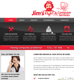 Jim's Computers Website